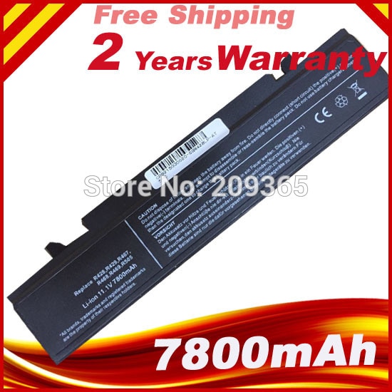 Batería de 7800mAh para SamSung AA-PB9NC6B AA-PB9NS6B AA-PB9NC6W R468 R458 R505 NP300 NP350 RV410 RV509 R530 R580 R528