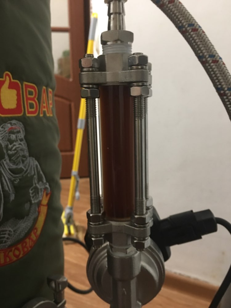 1/2'' DN15 BSP Female Sight Glass Diopter for Homebrew Brewing 304 Stainless Steel