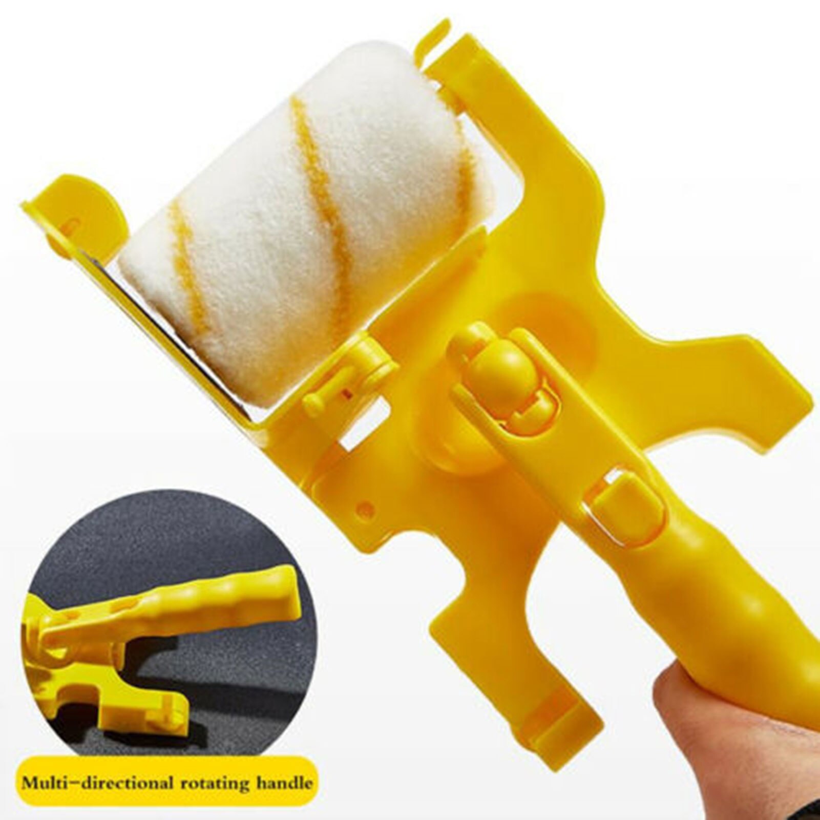 Multi-Functionele Roller Borstel Clean-Cut Anti-Smudge Verf Edger Roller Borstel Veilig Hulpmiddel Voor Muur Plafond