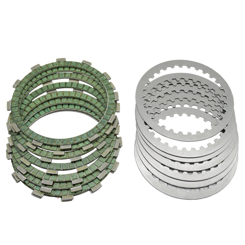Motorcycle parts clutch friction plate steel disc set for Zongshen engine NC450cc ZS194mm RX4 KAYO T6 K6 BSE KEWS ZUUMAV: set