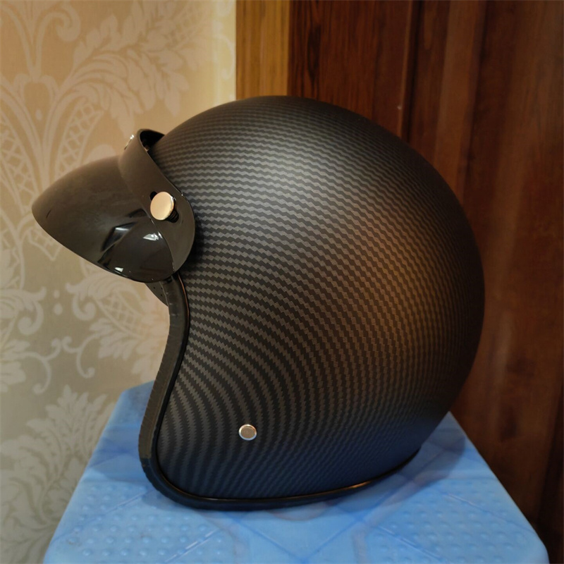 Kiiltoa pinkki vintage moottoripyörä kypärä open face kypärä piste hyväksytty retro moto casco capacete motociclistas capacete ce: Beige / S