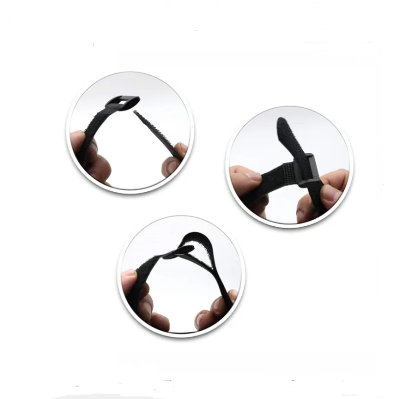 5 Stück 20 mm x 200/300/400/500 mm FPV-Drohnenbatteriegurte Klettverschlussbänder Verstellbare Nylon-Sicherungskabelbinder Kabelbinder mit Schnalle