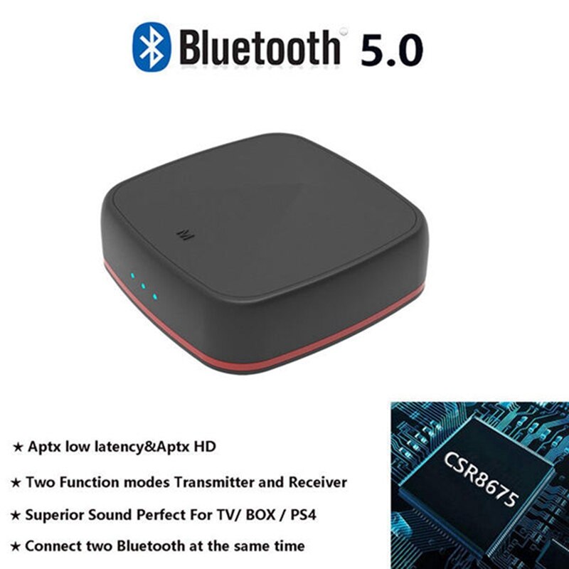 Bluetooth Adapter Optical Drive Bluetooth 5.0 Receive And Transmit Two In One Lossless APTX CSR 8675