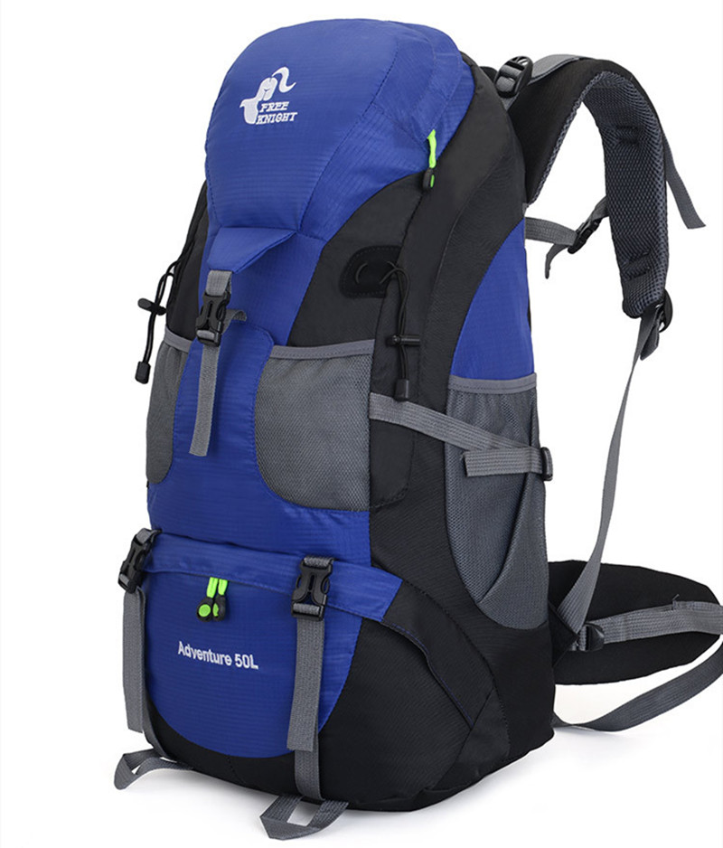 Waterdichte Bergbeklimmen Rugzak, 50-Liter Outdoor Sporttas, Reizen, Kamperen, Wandelen, dames En Mannen Rugzakken