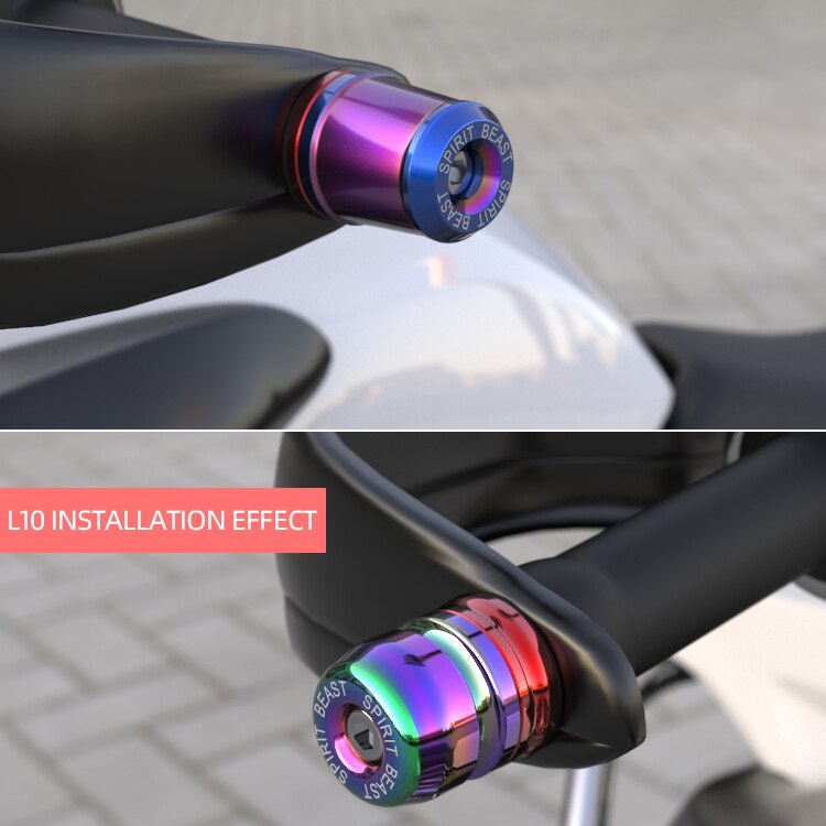 SPIRIT BEAST motorcycle handlebars modified parts motor handlebar balance plug handles Motocross anti-fall protection block