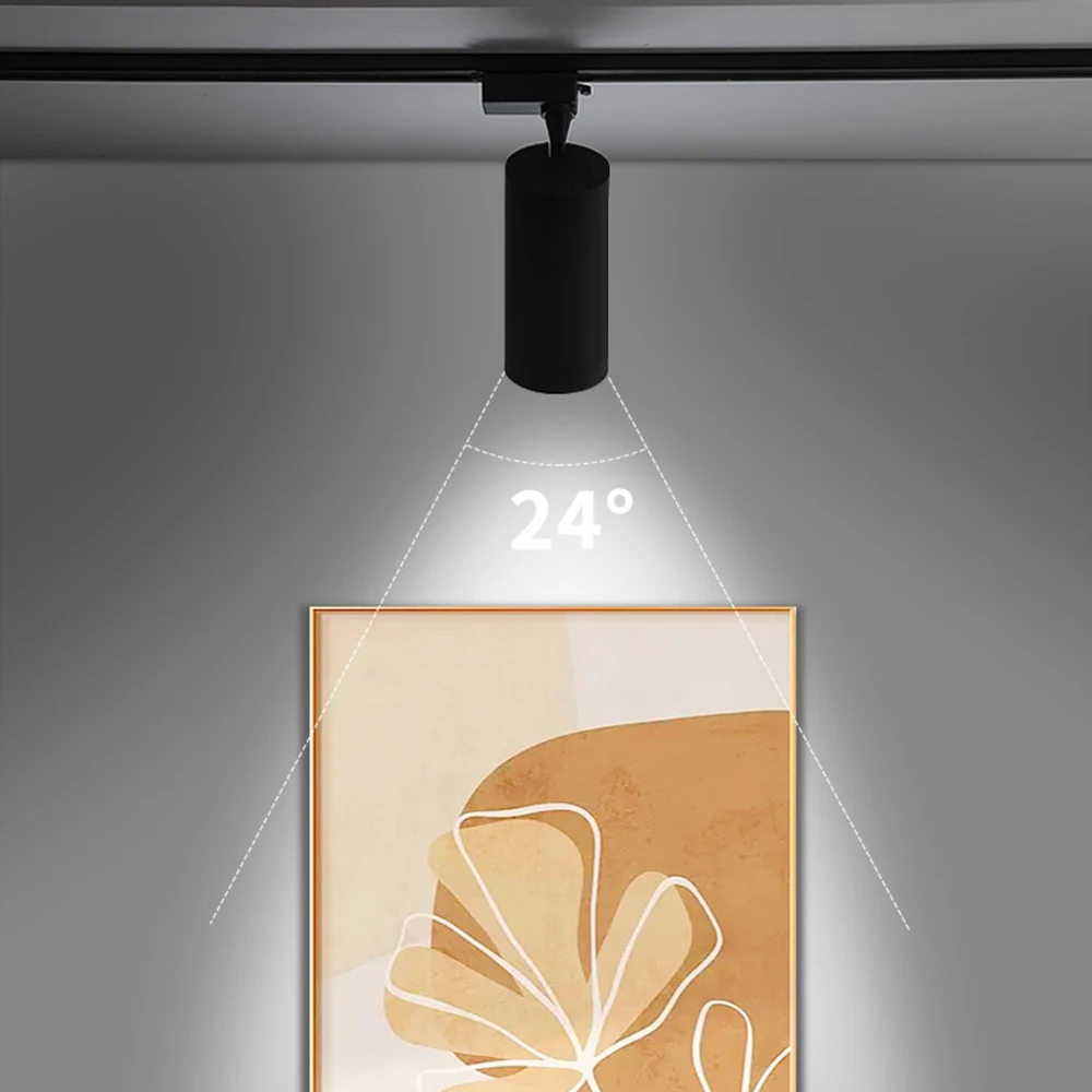 Luz de pista led 3 fios AC110-240V ponto de teto 10-30w lâmpada de teto para sala de estar cozinha linha sistemas ferroviários de iluminação holofotes