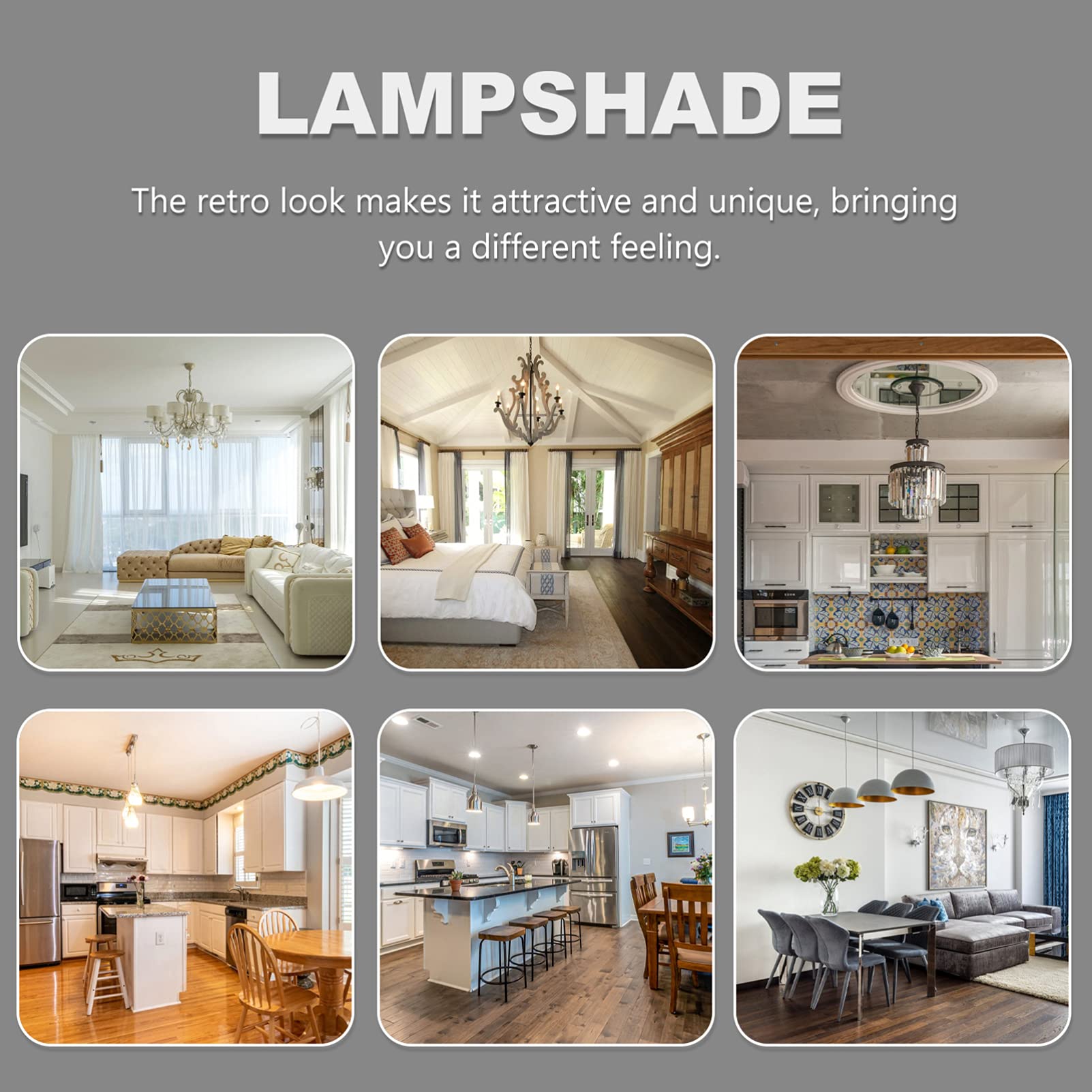 Lampenkap Lederen decoratieve hanglamp Lampenkap voor thuisbar Pub