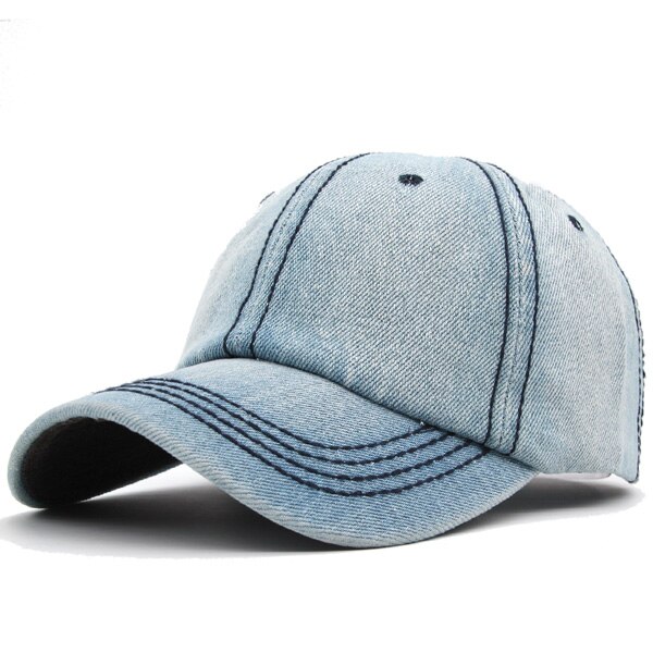 Women Baseball Caps Hats For Men Denim Jeans Band Snapback Caps Plain Bone Jeans Hat Men Casual Dad Cap Hat: Blue2