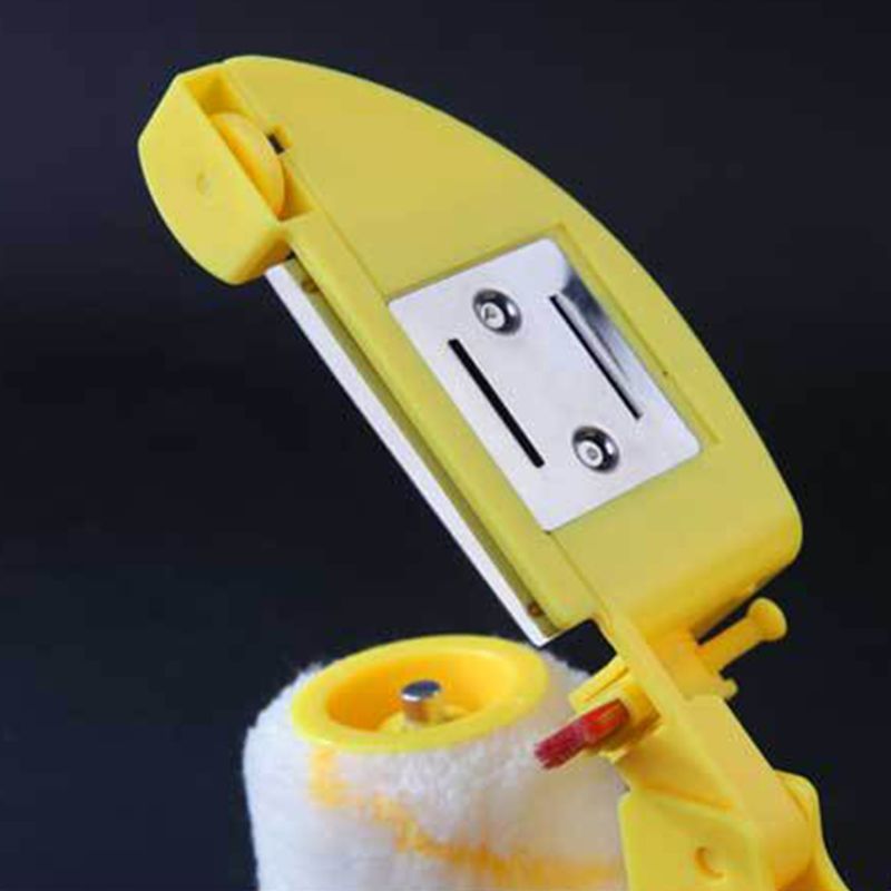 Household Handheld Clean-cut Paint Edger Roller Brush Corner Mountable DIY Tool K3KA
