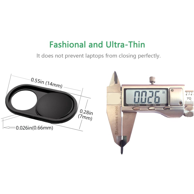 12 pcs/Kits Plastic Sliding Zwart Webcam Cover lens Cap 0.026in Ultradunne Web Camera Cover voor Macbook laptop Pro Tablet