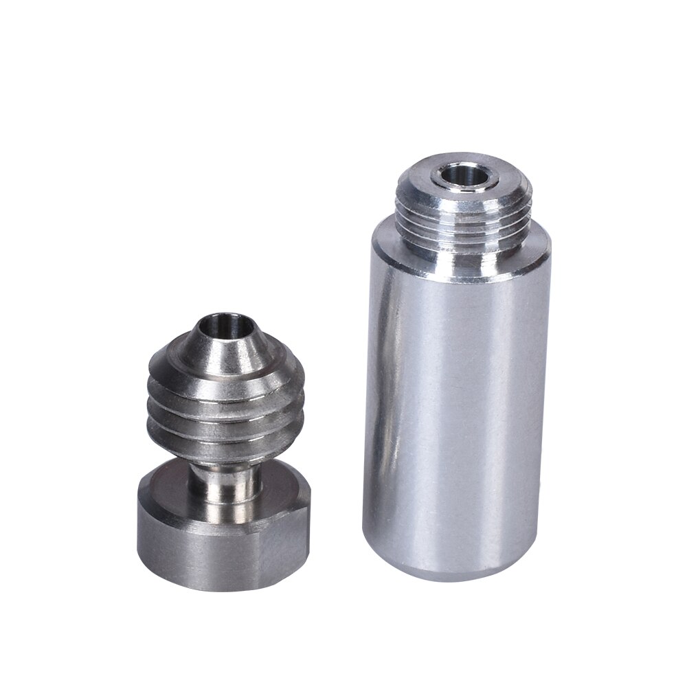 Swiss MK10-Kit de Hotend de Metal, garganta de rotura de calor MK10, boquilla de latón, tubo térmico, bloque de enfriamiento ranurado para piezas de impresora 3D