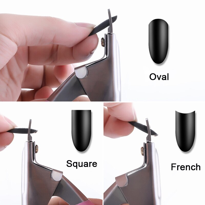 Coupe-ongles en acrylique pour Gel UV, 1 pièce, outil de manucure, faux ongles en acrylique, coupe-ongles en U