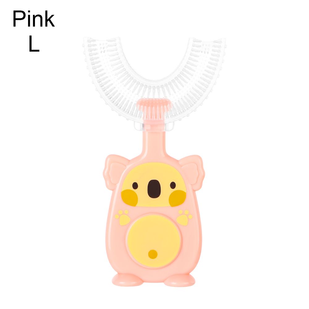 2-12years Schoonmaken Tool Tand Schoonmaken Koala Kinderen Tanden Borstel Oral Care Kinderen Tandenborstel Accessoires: pink-L