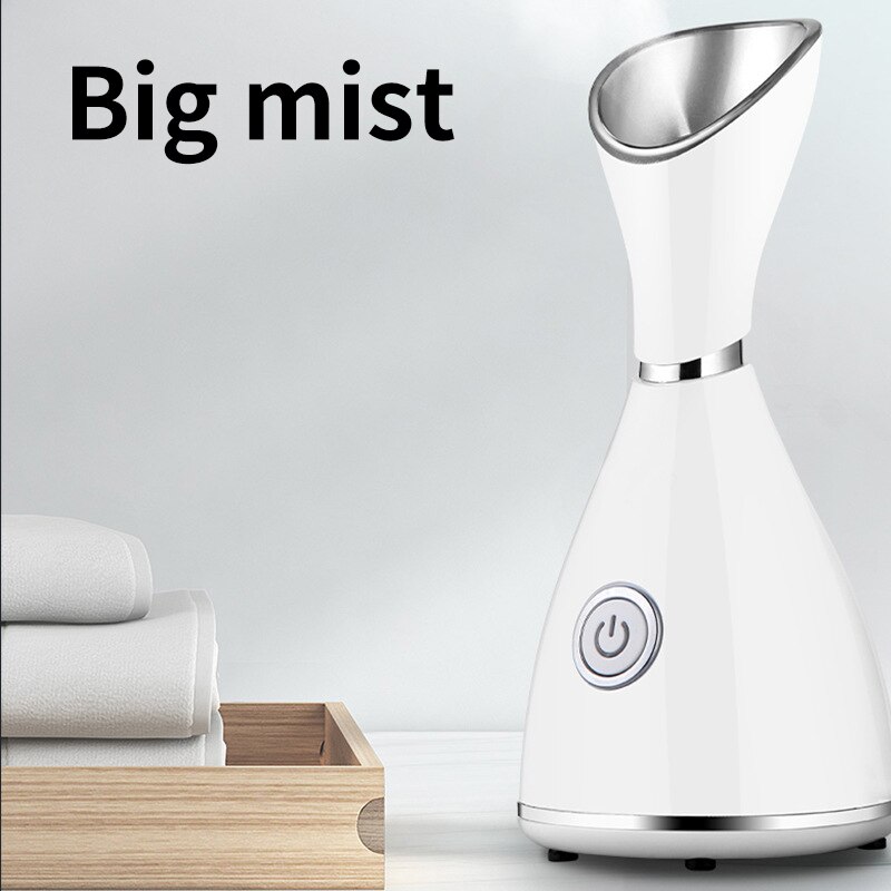 Nano tåge sprayer nano spray ansigts dampmaskine renere steamer ansigts sprøjte maskine skønhed ansigts dampende enhed ansigtsrengøring: Stor tåge / Os