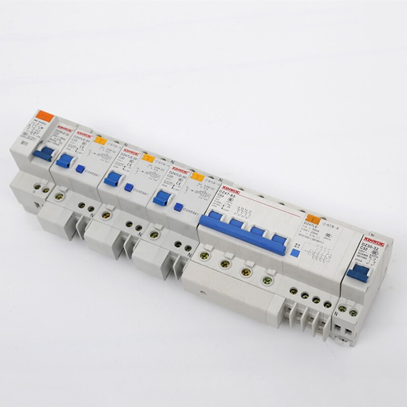 DZ47LE Residual current circuit breaker with surge protector RCBO samll MCB RCCB with Lightning protection
