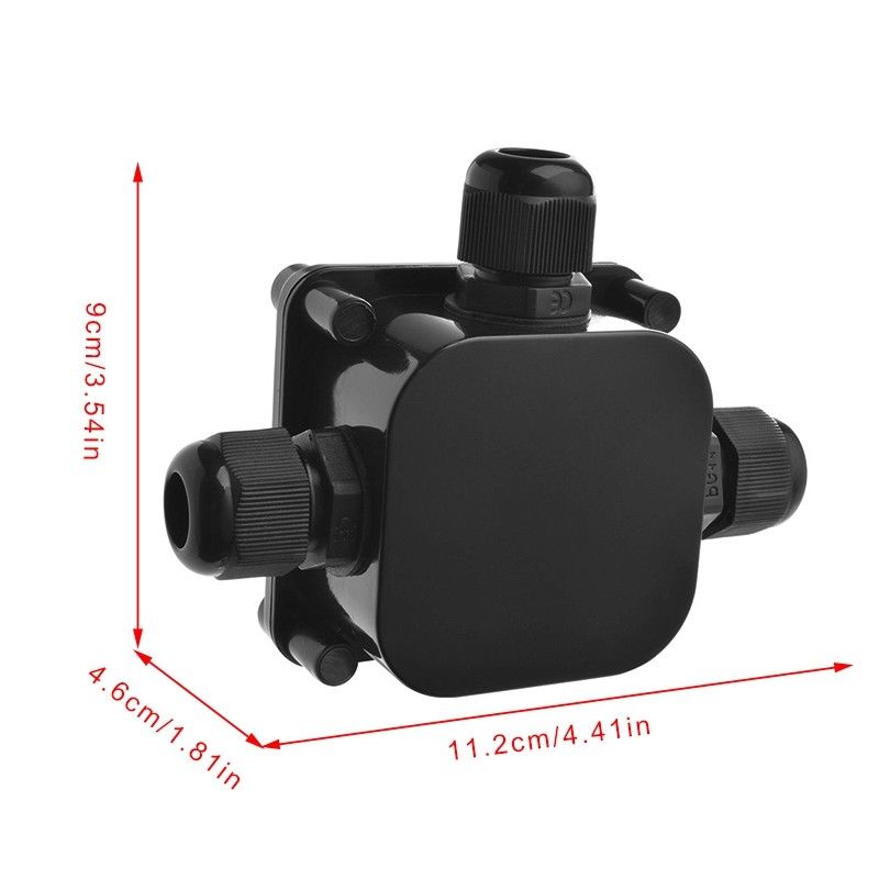 10pcs 3 Way Junction Box Waterproof IP68 Junction Box Cable Line Protection Connectors Cable Wire Connector