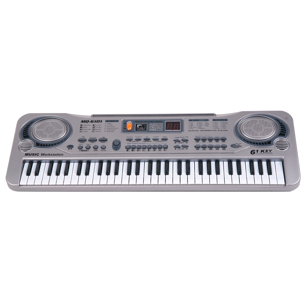 Clavier de musique électronique à 61 touches, orgue électrique avec Microphone, Instrument de musique pour enfants, outil éducatif précoce pour enfants