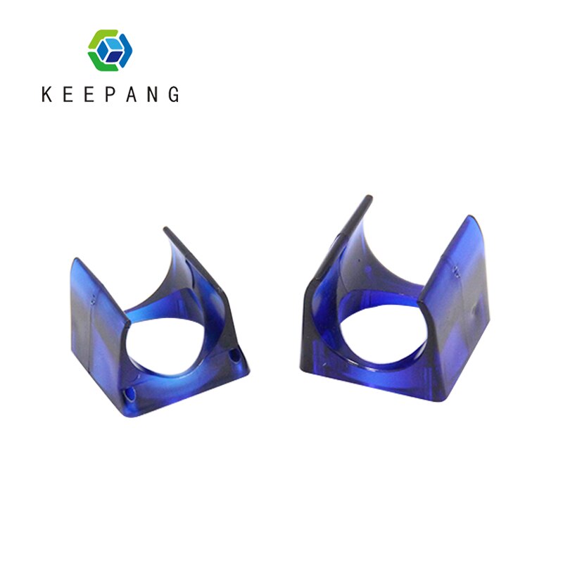 Keepang v6 v5 3d impressora extrusora suporte módulo e3d plástico azul ventilador duto suporte para ventilador de refrigeração 30x30x10mm