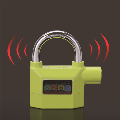 Waterdicht Motorfiets Alarm Lock Anti-diefstal Moto Bike Home Waarschuwing Security Disc Lock Voor Diefstal Bescherming Alarma Moto: green