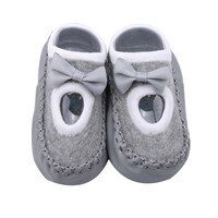 Lente Zomer Antislip Lederen Bodem Baby Schoenen Kinderen Floor Sokken Boog 0-3 Jaar Oud Meisje sokken Baby Care