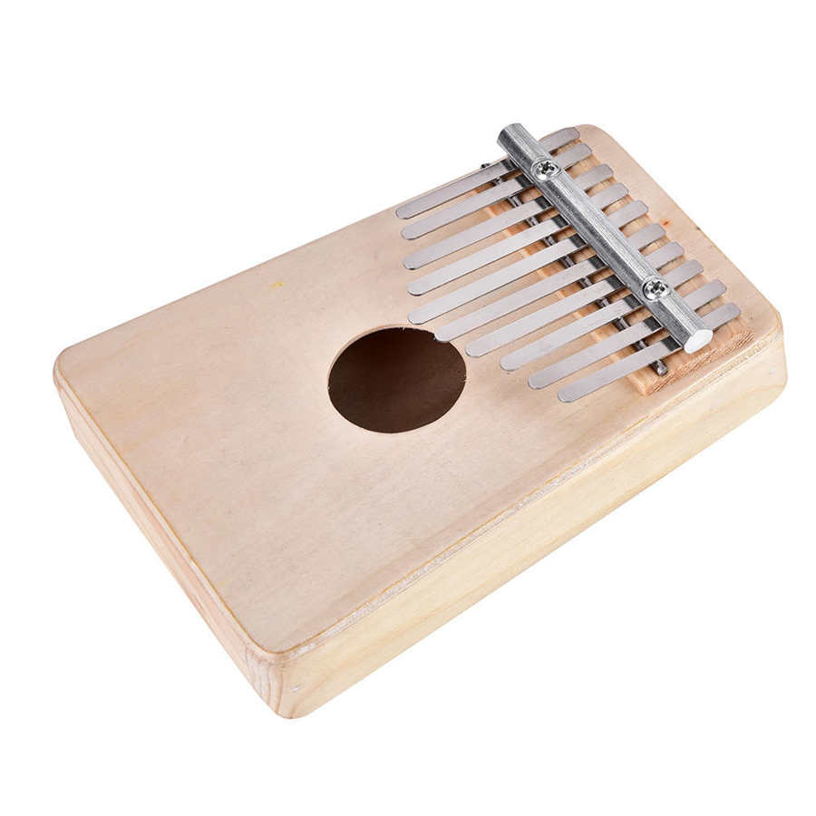 Kalimba en bois 10 clé doigt pouce Piano Mbira pouce Percussion clavier Piano