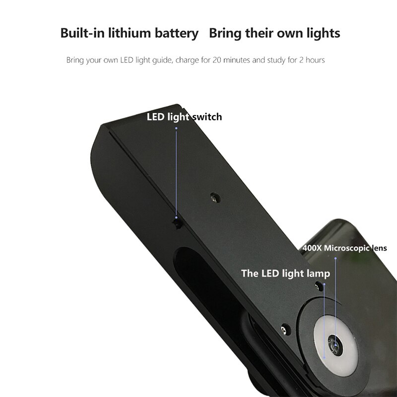 400x mikroskoopin puhelimen linssikotelo iphone 11 pro max androidille 400x vahvistin hd optinen linssi älypuhelimen kameran linssi