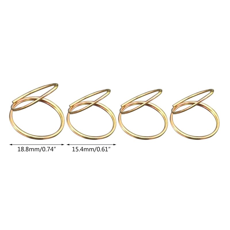 Wire Style Metal Picks Open Banjo Ukulele Guitar Beginner Playing Parts