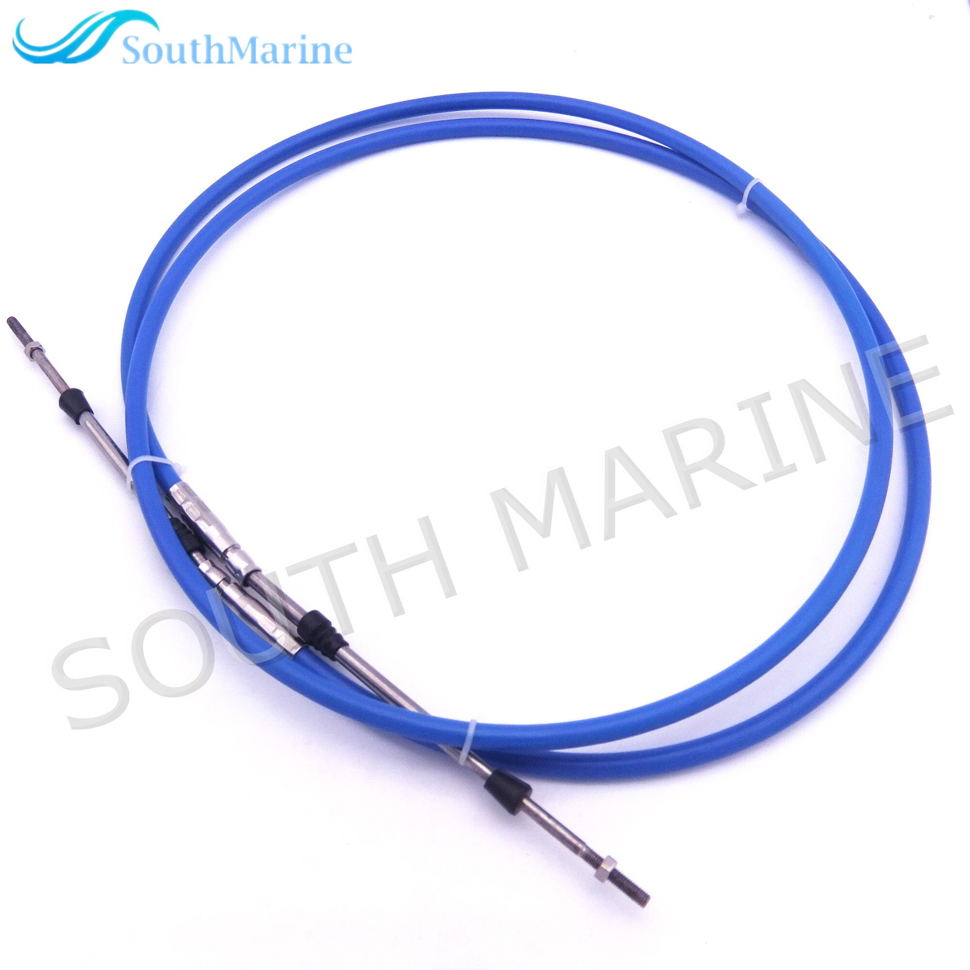 Outboard Engine Remote Control Throttle Shift Cable 8ft ABA-CABLE-08-GY for Yamaha Boat Motor Steering System 2.438m Blue