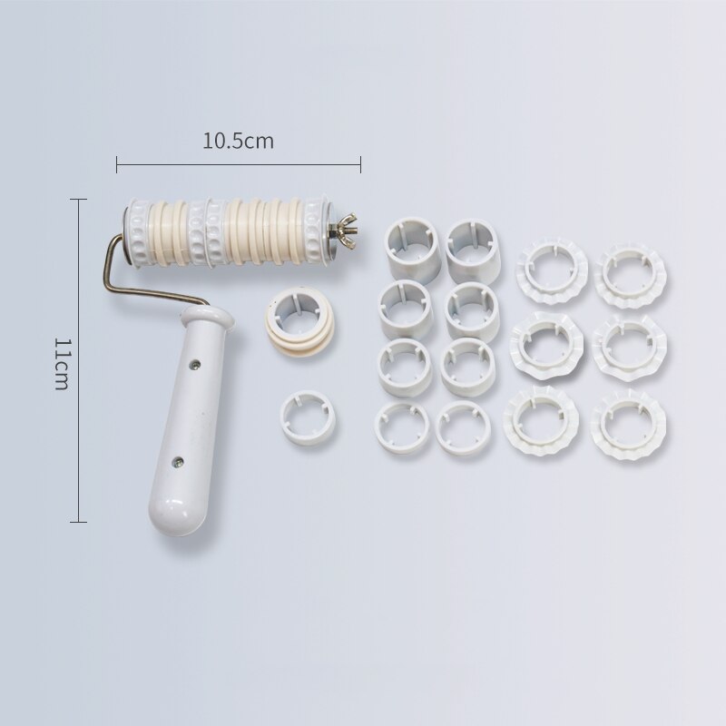 Pottery Clay Plastic Embossing Stick Roller Tools Texture Printing Blank Roller DIY Mud Forming Embossing Tools Multi-Piece Set: Default Title