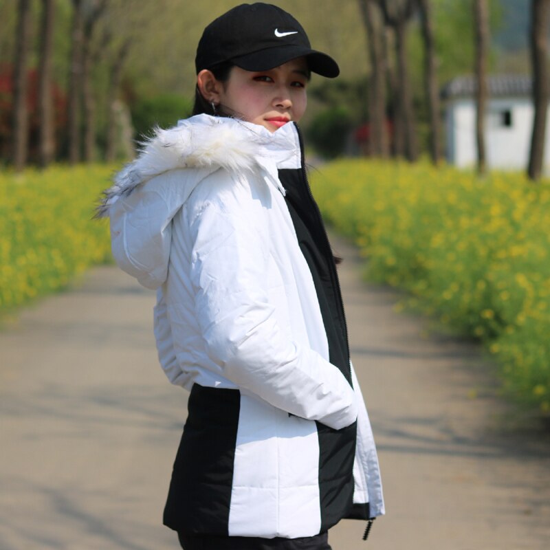 (Gebrochen Code) futter Baumwolle gefütterte Jacke frauen Herbst Und Winter Sport Und Freizeit Mit Kapuze Winddicht Wärme Und Baumwolle Jacke