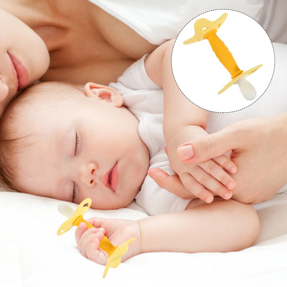 1Pc massaggiagengive leggero portatile in silicone giocattolo per dentizione per bambini denti molari per asta giocattolo per macinazione per bambini piccoli