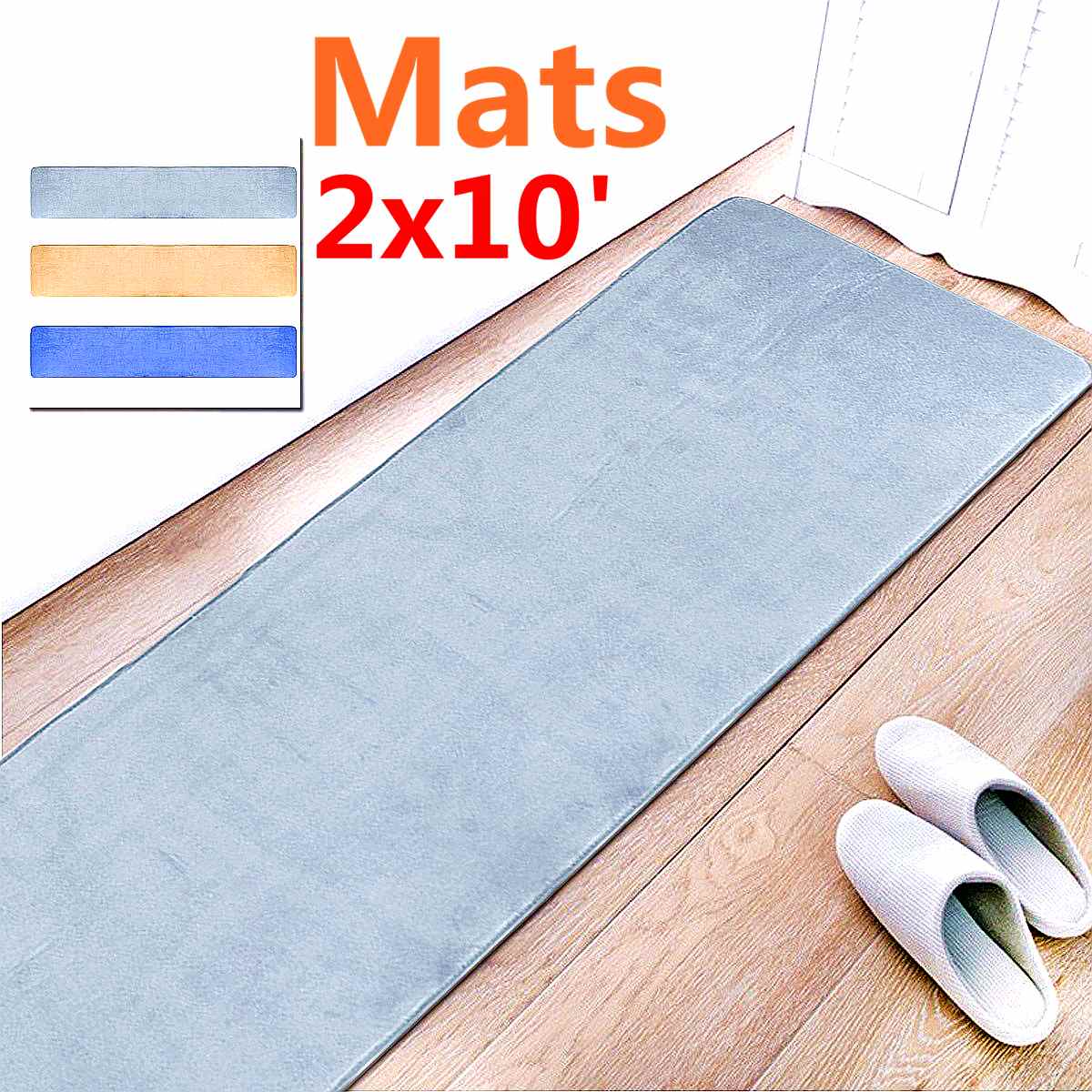 Esteras antideslizantes 50X240cm sala de estar cocina largo pasillo estrecho corredores alfombra alfombras