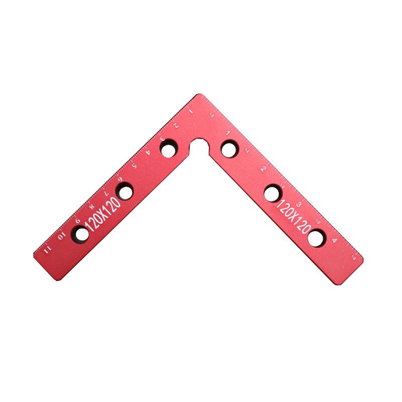 120X120Mm Aluminium Pleinen Haakse Heerser 90 Graden Positionering L Blok Vierkante 4.7 &quot;X 4.7&quot; Houtbewerking Timmerman Gereedschap: typeB