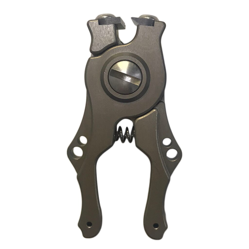 Aluminum Alloy Fishing Line Cutter Braid Steel Wire Cutter Saltwater Tools: Silver