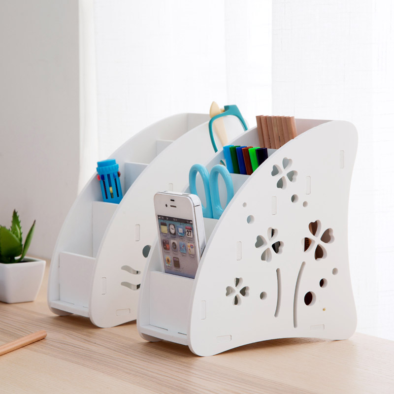 Porte-télécommande en plastique , boîtier de rangement en bois pour TV, climatiseur, articles divers pour la maison et le bureau