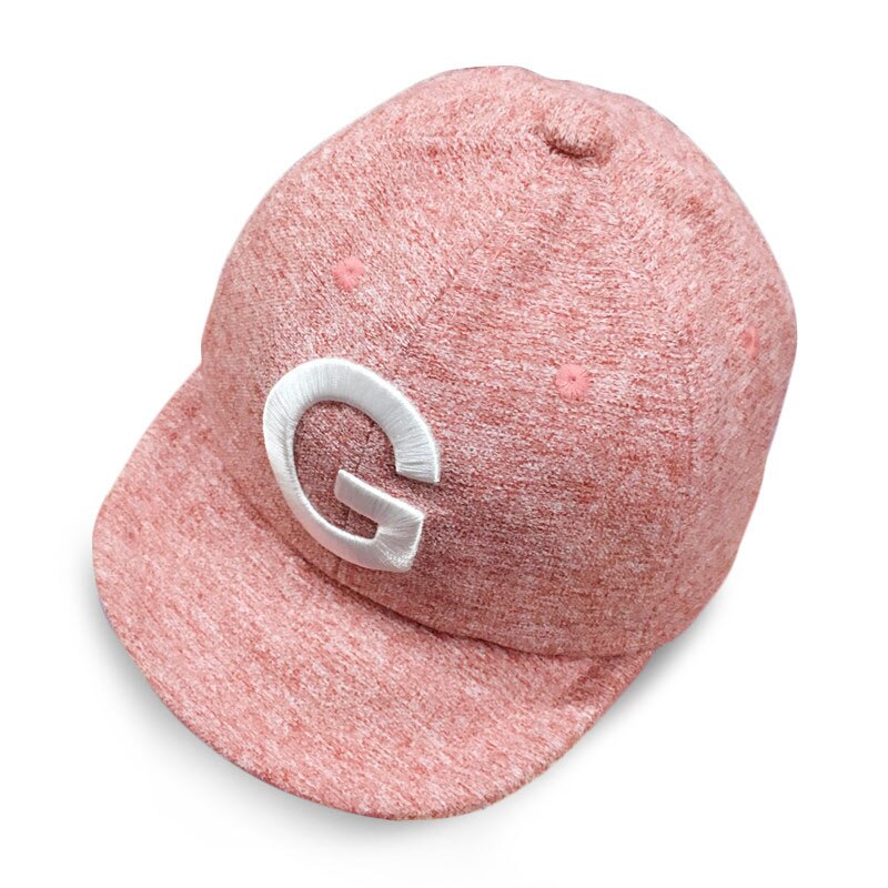 Bonita Gorra de bebé Primavera Verano niños niñas sombreros letra deportes al aire libre gorra de béisbol para niños ajustable Hip-Hop sombrero de sol: pink