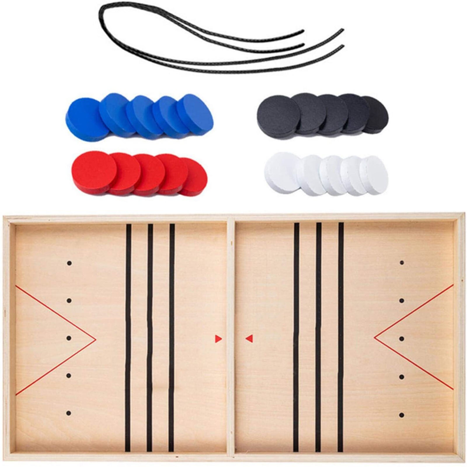 Chess Game Family Hockey Board Toy Table Games Party Entertainment Christmas Desktop Wooden Winner: A1