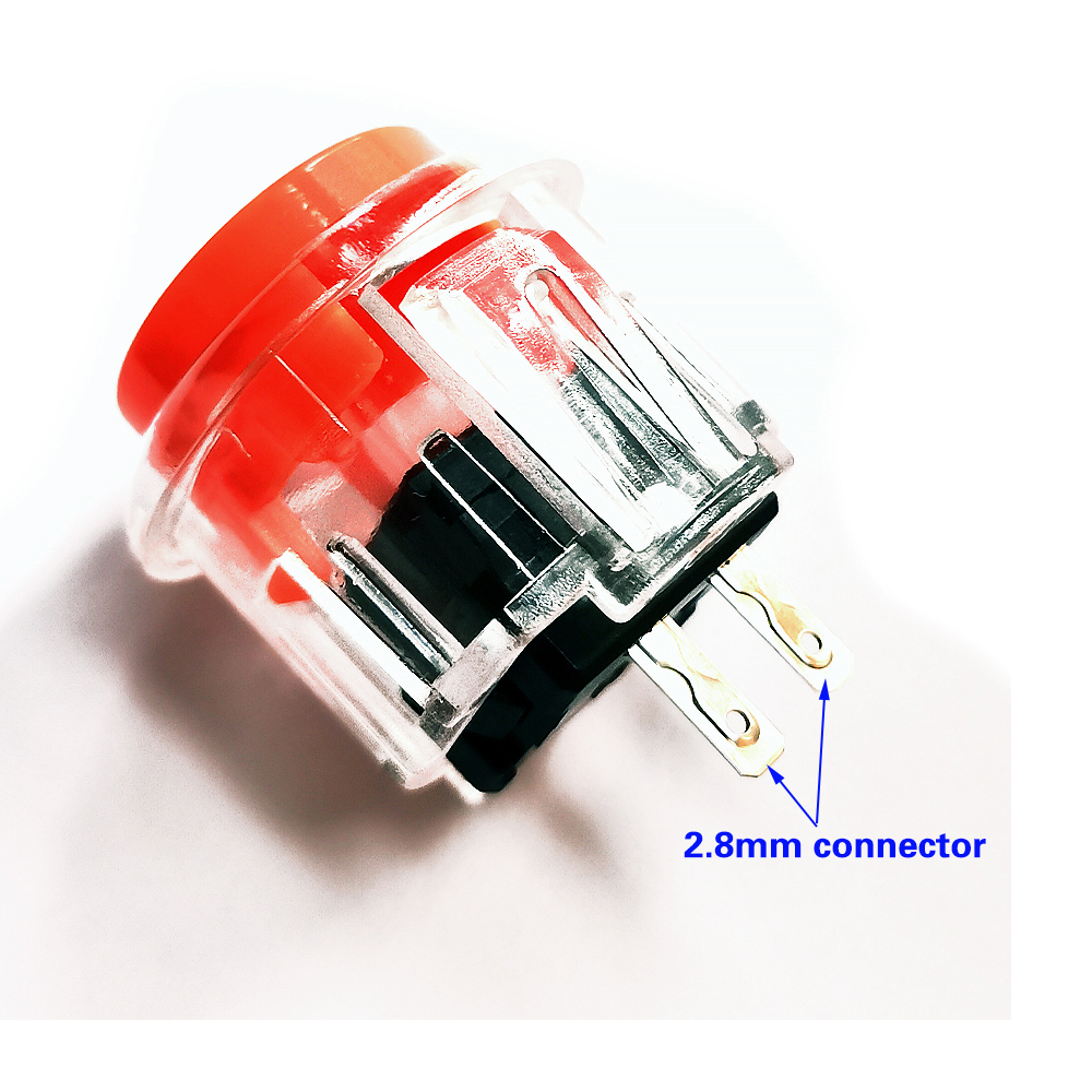 10 pçs 24mm 30mm botão interruptor de partida do jogo para copiar caixa sanwa máquina jogo arcade joystick console zero atraso placa diy
