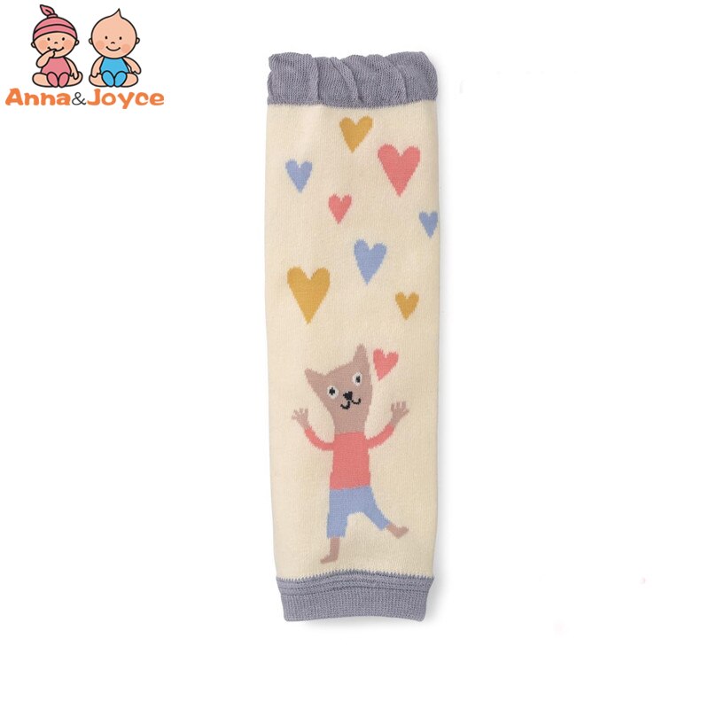 1 pairs Cartoon knee pad socks air - conditioning warmth wrestling socks cartoon cotton release socks ATWS0274: beige