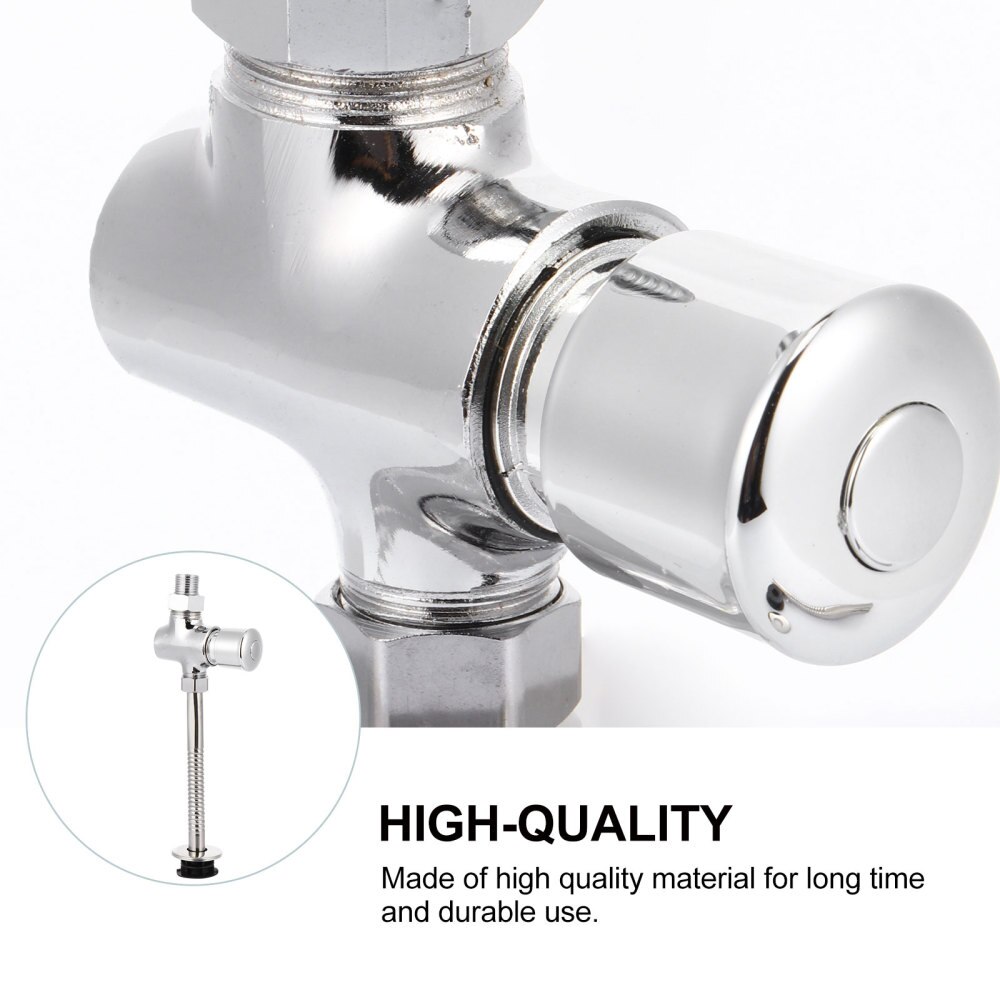1 Pc Valve Premium Bathroom Supplies Hand Pressing Flushing Tool Manual Delay Flush Valve for Toilet B