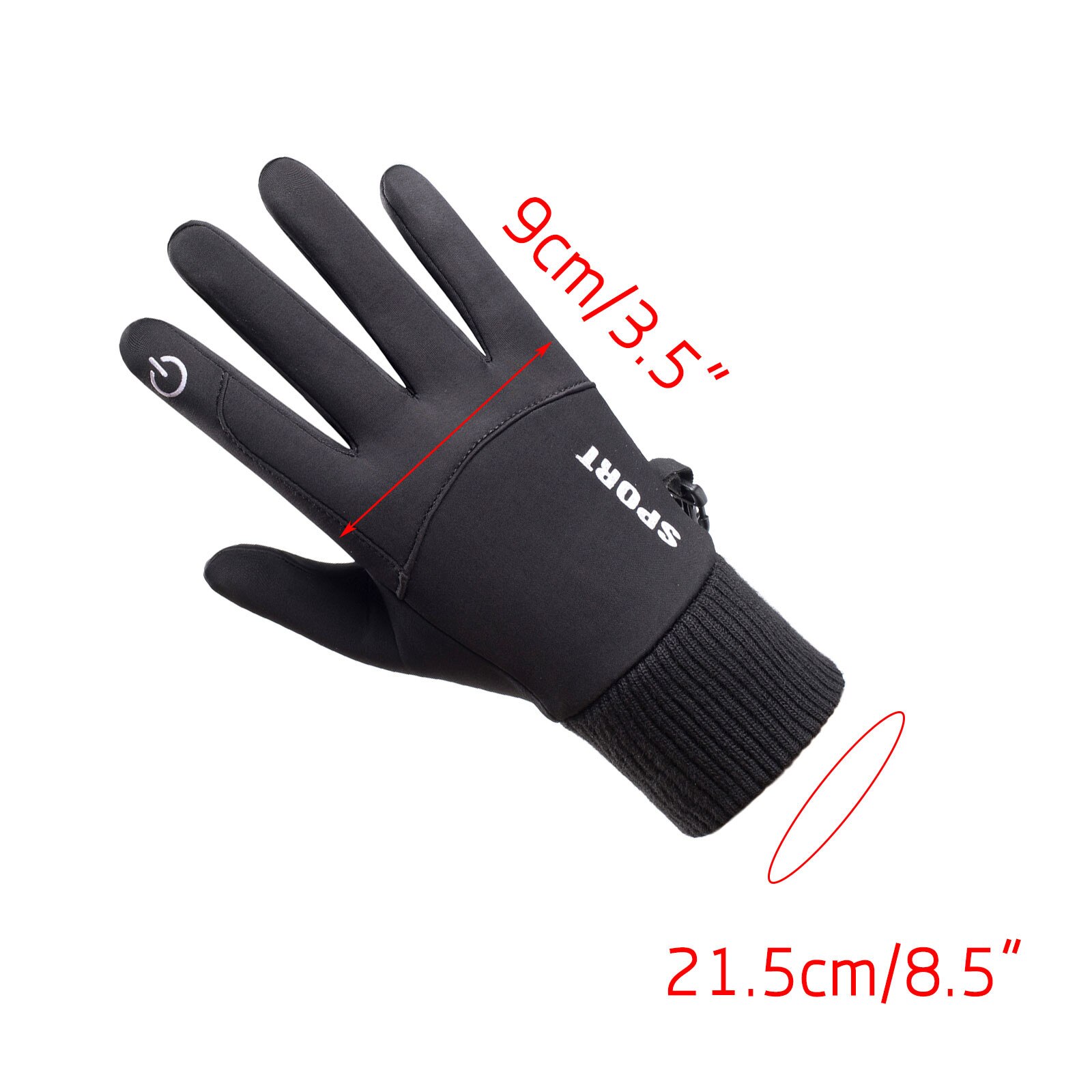 Mens Gloves Winter Warm Touchscreen Gloves Windproof Gloves For Men Outdoor Sports Gloves Thermo Handschoenen Сенсорные