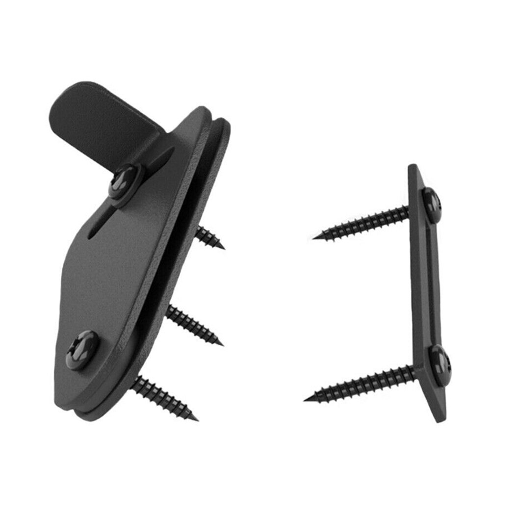 Practical Black Lock For Sliding Wood Latch Gate EASY DIY Hardware Kit