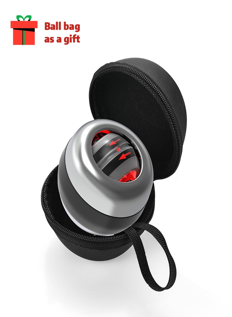 Fitness Gyroscope with LED Light Wrist Ball Gym Super Powerball Hand Ball Self-Starting Muscle Relax Wrist Trainer