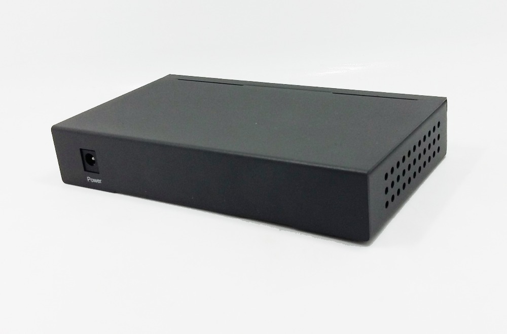 5 Port Gigabit Switch with 4-Port PoE and 1 gigabit SFP fiber port Gibabit switch 4 poe switch