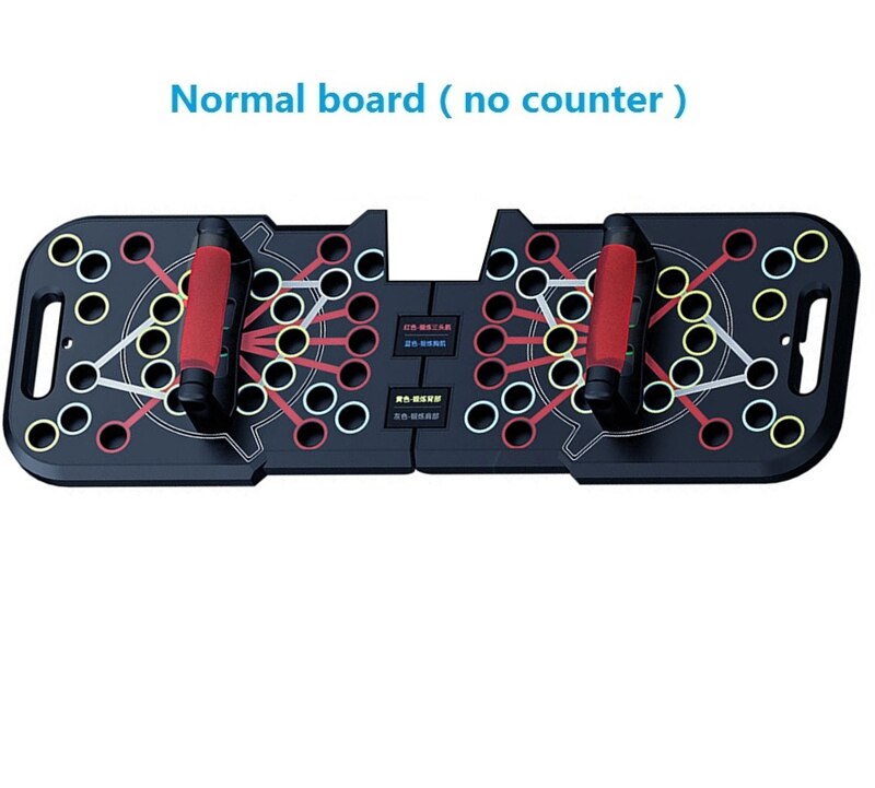 Multifunctional Counting Push Up Board Home Chest Muscle Exercise Training Indoor Electronic Fitness Support Push-up Rock Stands: Normal board