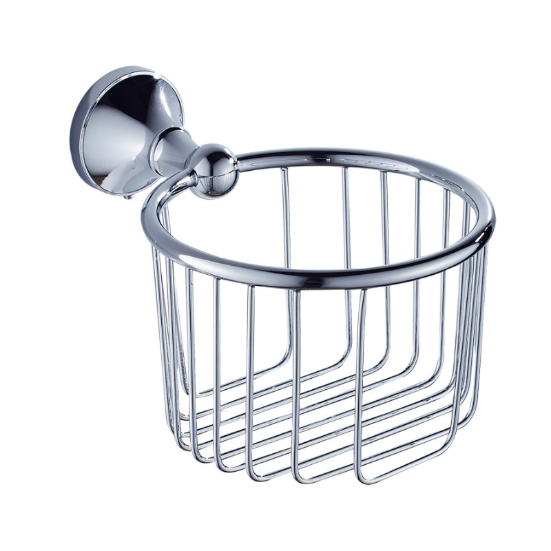 Juego de accesorios cromados para baño, barra de toalla doble de latón cromado, estante de cepillo de inodoro, soporte de rollo de papel para WC, juego de accesorios de baño: Gris oscuro