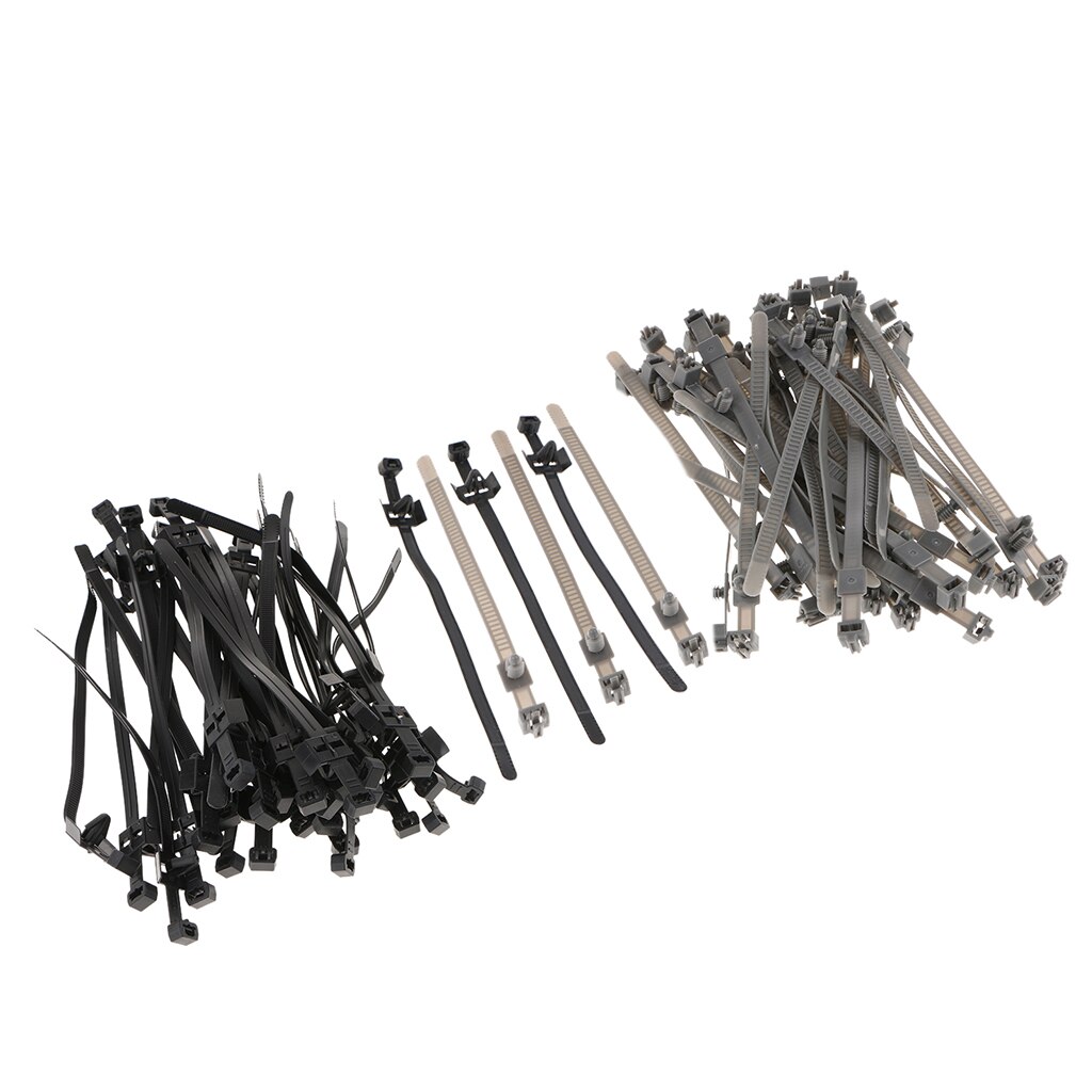 85 Stuks Herbruikbare Zip Tie Cable Loop Ties Wraps Draden Fasteners