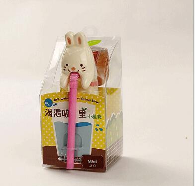 Peropon Auto bouteille chuppon jouet 12cm Animal panda cochon