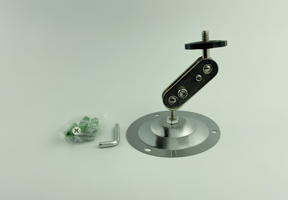 Support en acier inoxydable pour caméra IP AHD, accessoires de sécurité épais avec vis