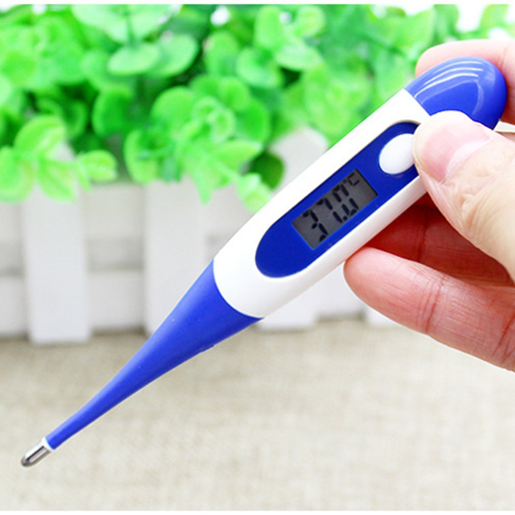 Bärbar elektronisk barntermometer mjukhuvud babytermometer miljöhem babytermometer